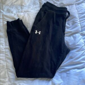 Under Armour Black Jogger Sweatpants with Elastic Cuffs